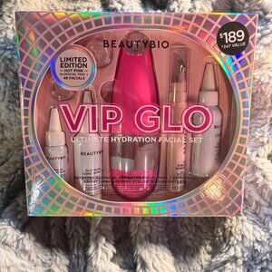 BeautyBio VIP Glo Glofacial Set w/ Eyelighter Concentrate- NEW IN BOX